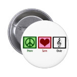 Peace Love Choir Pinback Buttons