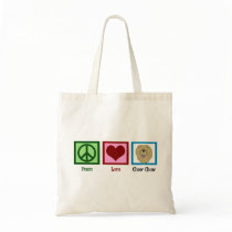 Peace Love Chow Chow Bags