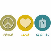 Peace Love Clothes photo sculptures by 1000suns Peace Love Clothes photo sculptures