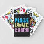 Peace Love Coach Poker Deck