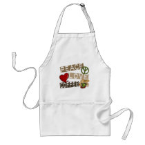 PEACE LOVE COFFEE 2 APRON