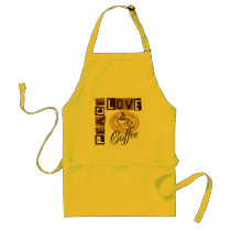 PEACE LOVE COFFEE APRON