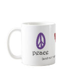 Peace Love Coffee Mugs