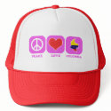 Peace Love Colombia hats
