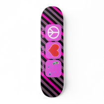 Peace Love Comoros skateboards