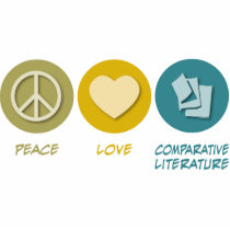 Peace Love Comparative Literature photo sculptures