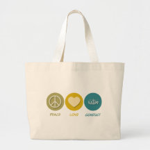 Peace Love Conduct Tote Bag
