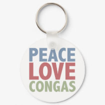 Peace Love Congas keychains