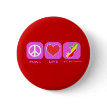 Peace Love Congo Brazzaville buttons