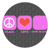 Peace Love Cook Islands stickers by coolcountry Peace Love Cook Islands stickers