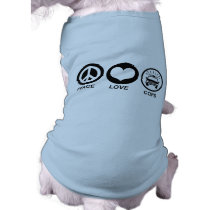 Peace Love Cops pet clothing