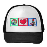 Peace, Love, Cosmetics Trucker Hat