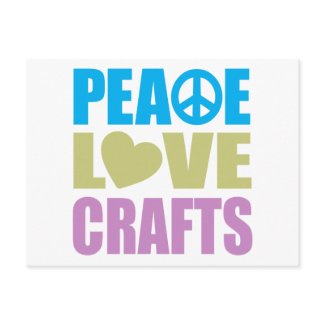 Things to do on birthdays: Make something together! like Arts and Crafts: Peace Love Crafts