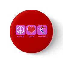 Peace Love Croatia buttons