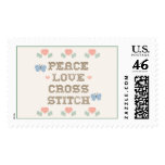 Peace Love Cross Stitch Stamps