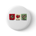 Peace. Love. Cthulhu. Buttons