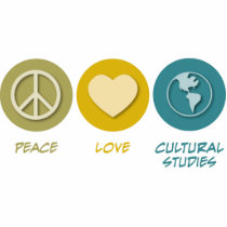 Peace Love Cultural Studies photo sculptures