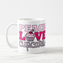Peace, Love & Cupcakes! Mug