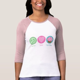 Peace, Love & Cupcakes T-Shirt shirt