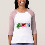 Peace Love Cupcakes T Shirts