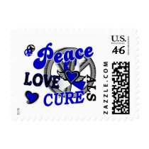 Peace Love Cure 2 ALS Postage Stamps