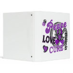 Peace Love Cure 2 Bulimia 3 Ring Binders