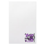 Peace Love Cure 2 Chiari Malformation Stationery Paper