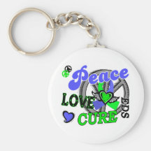 Peace Love Cure 2 EDS Key Chain