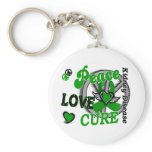 Peace Love Cure 2 Kidney Disease Keychains