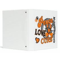 Peace Love Cure 2 Multiple Sclerosis Binders