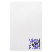 Peace Love Cure 2 Stomach Cancer Stationery Paper
