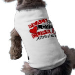 Peace Love Cure AIDS HIV Pet Clothes