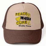 PEACE LOVE CURE BLADDER CANCER HAT