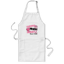 PEACE LOVE CURE BREAST CANCER APRONS
