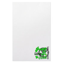 Peace Love Cure Lyme Disease 2 Personalized Stationery
