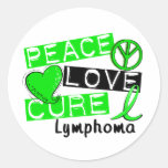 Peace Love Cure Lymphoma Sticker