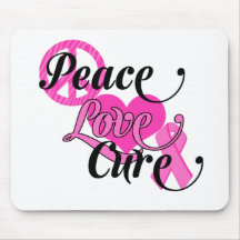 Peace Love Cure Mousepad