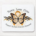 Peace Love Cure MS mousepads by taralynnoertel Peace Love Cure MS mousepads