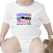 Peace Love Cure SIDS Sudden Infant Death Syndrome Bodysuit