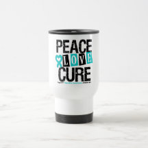 Peace Love Cure Tourette Syndrome Coffee Mug