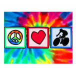 Peace, Love, Cycling Postcards
