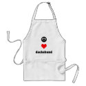 Peace love Dachshund aprons by zendogboutique Peace love Dachshund aprons
