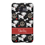 Peace Love Dalmatians Samsung Galaxy S Case Cover
