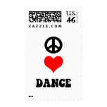 Peace Love Dance 1 Stamps