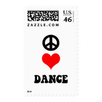 Peace Love Dance 1 Stamps
