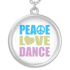 Peace Love Dance Pendant