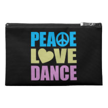 Peace Love Dance Travel Accessories Bags