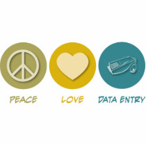 Peace Love Data Entry photo sculptures by 1000suns Peace Love Data Entry photo sculptures