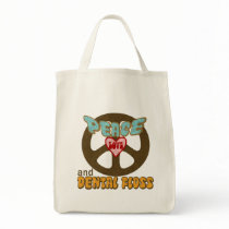 Peace Love Dental Floss Bag