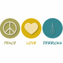 Peace Love Derricks photo sculptures by 1000suns Peace Love Derricks photo sculptures